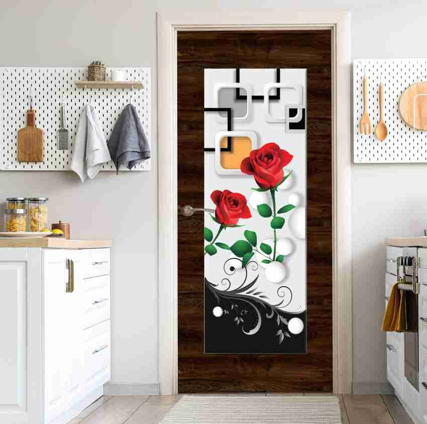 10+ Bathroom Door Designs Trending in 2025 1 Floral Bathroom Door Design