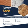Types of Sand Used in Construction