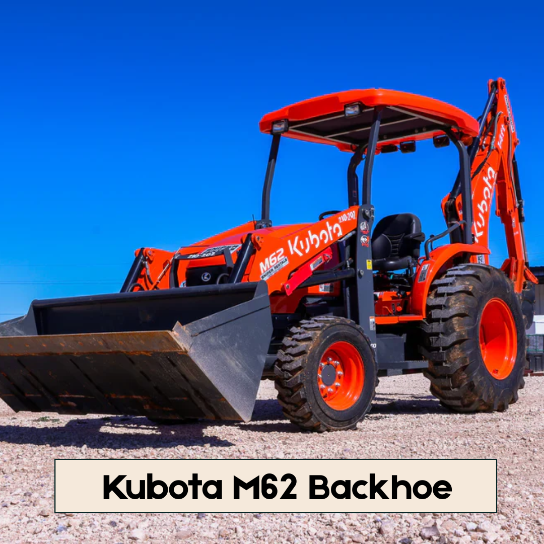 Kubota M62 Backhoe