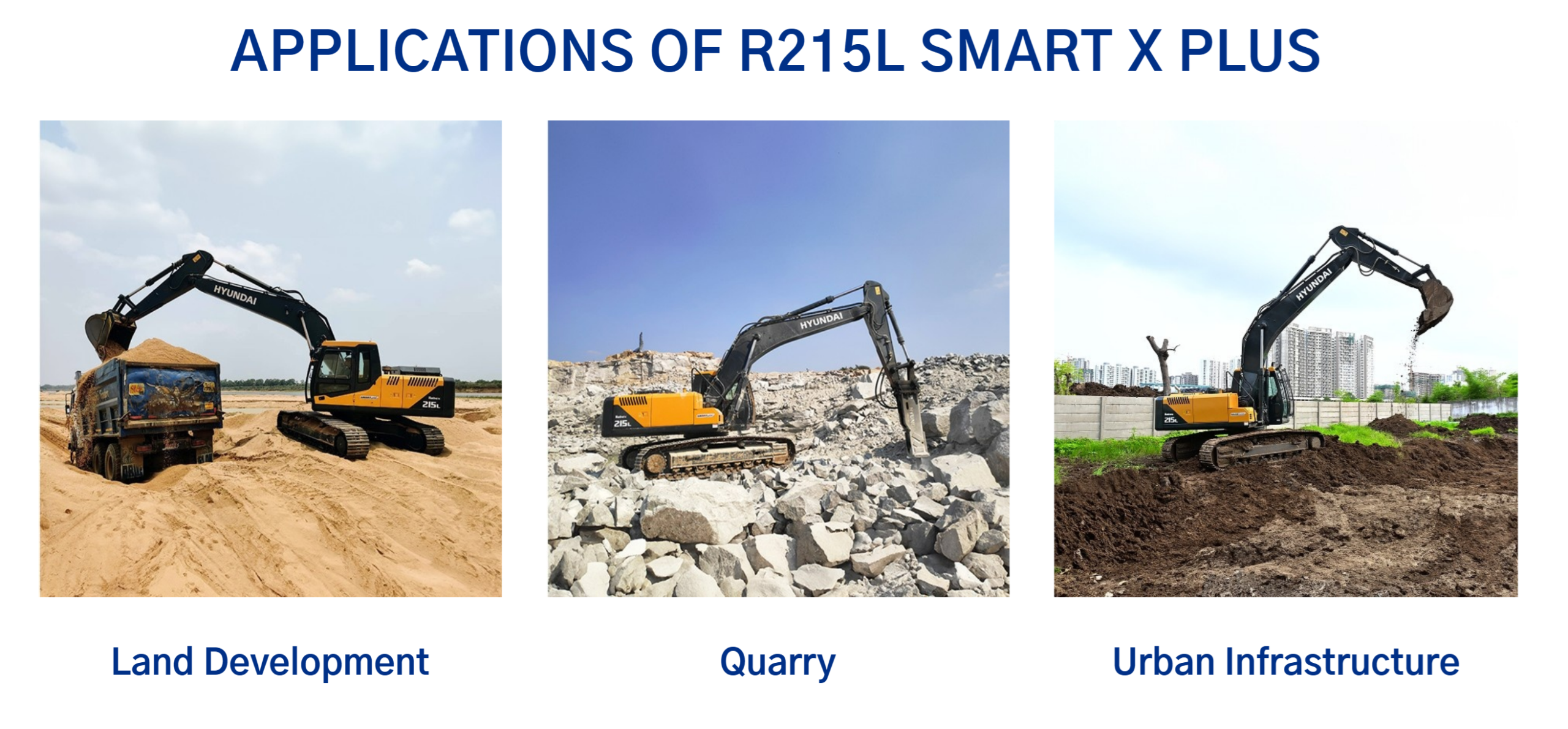 R215L SMART X Plus Excavator 3 Applications of R215L SMART X Plus