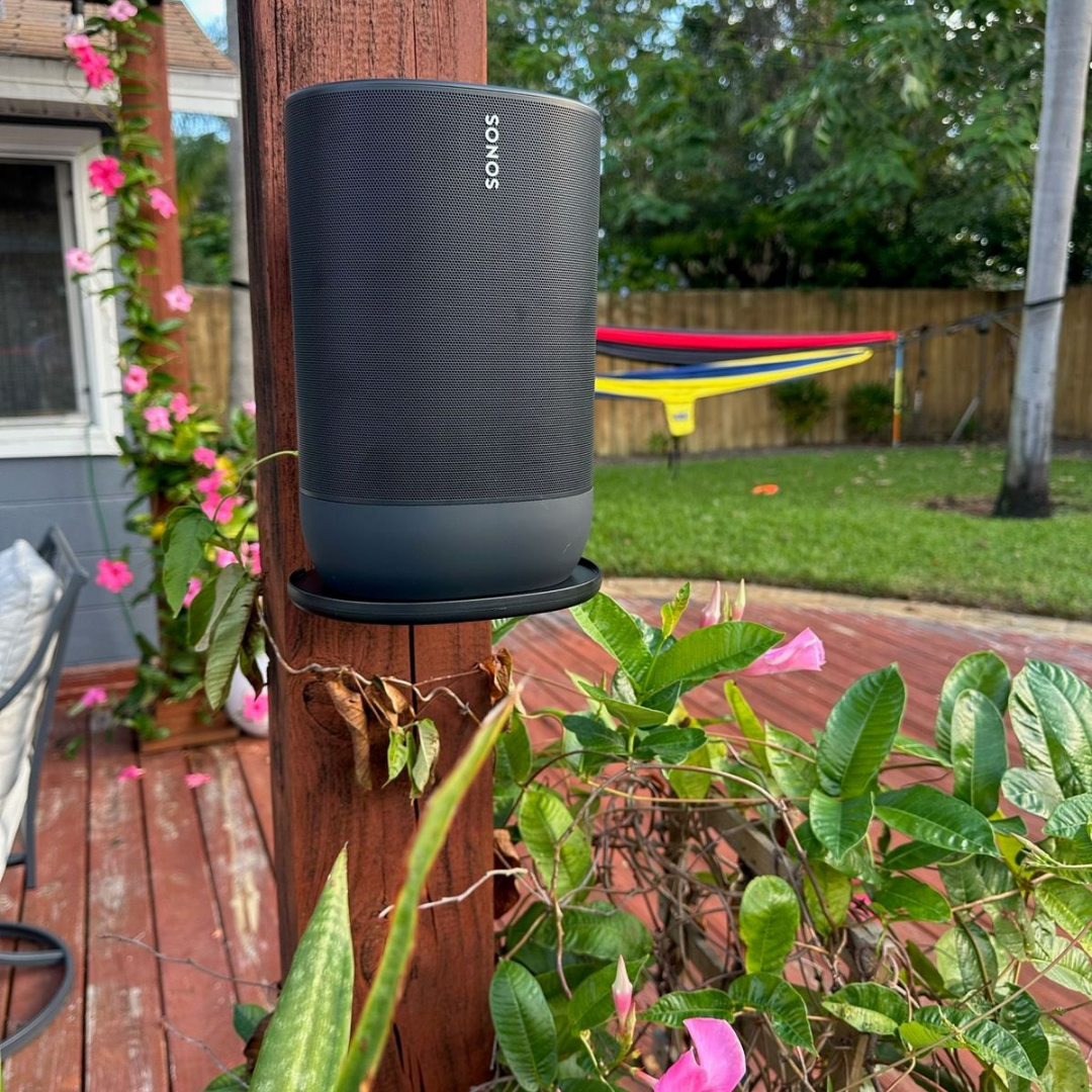 outdoor entertainment sound system setup